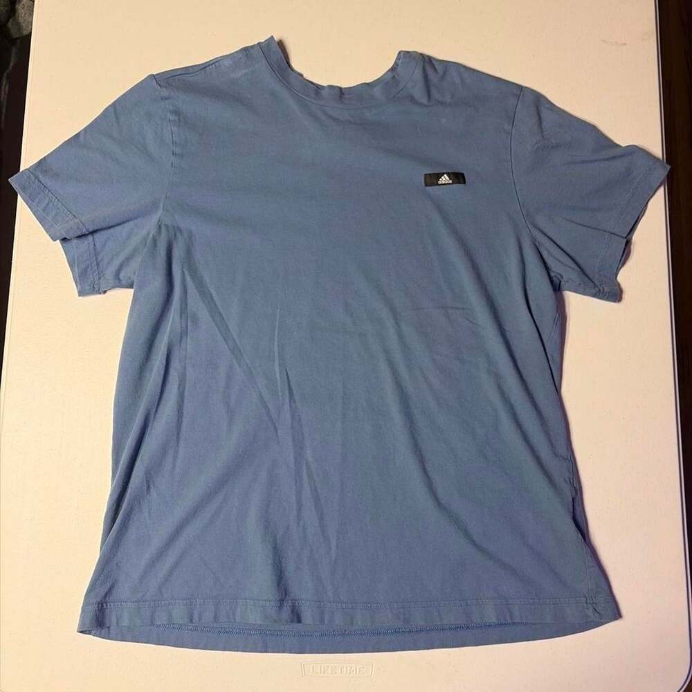 Adidas Men's Blue T-shirt
